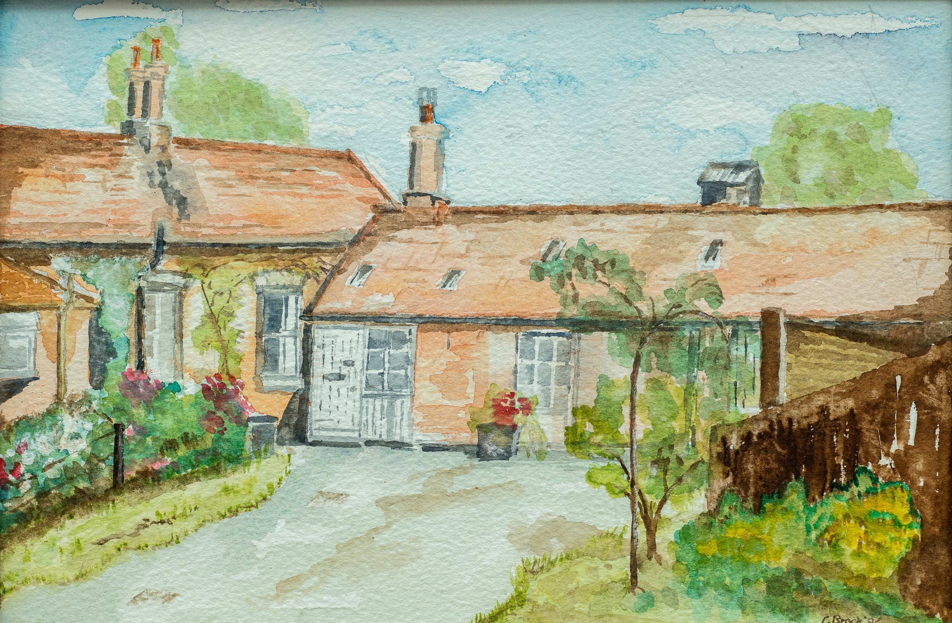 38, Main Street, Wawne — painting by Chris Brock