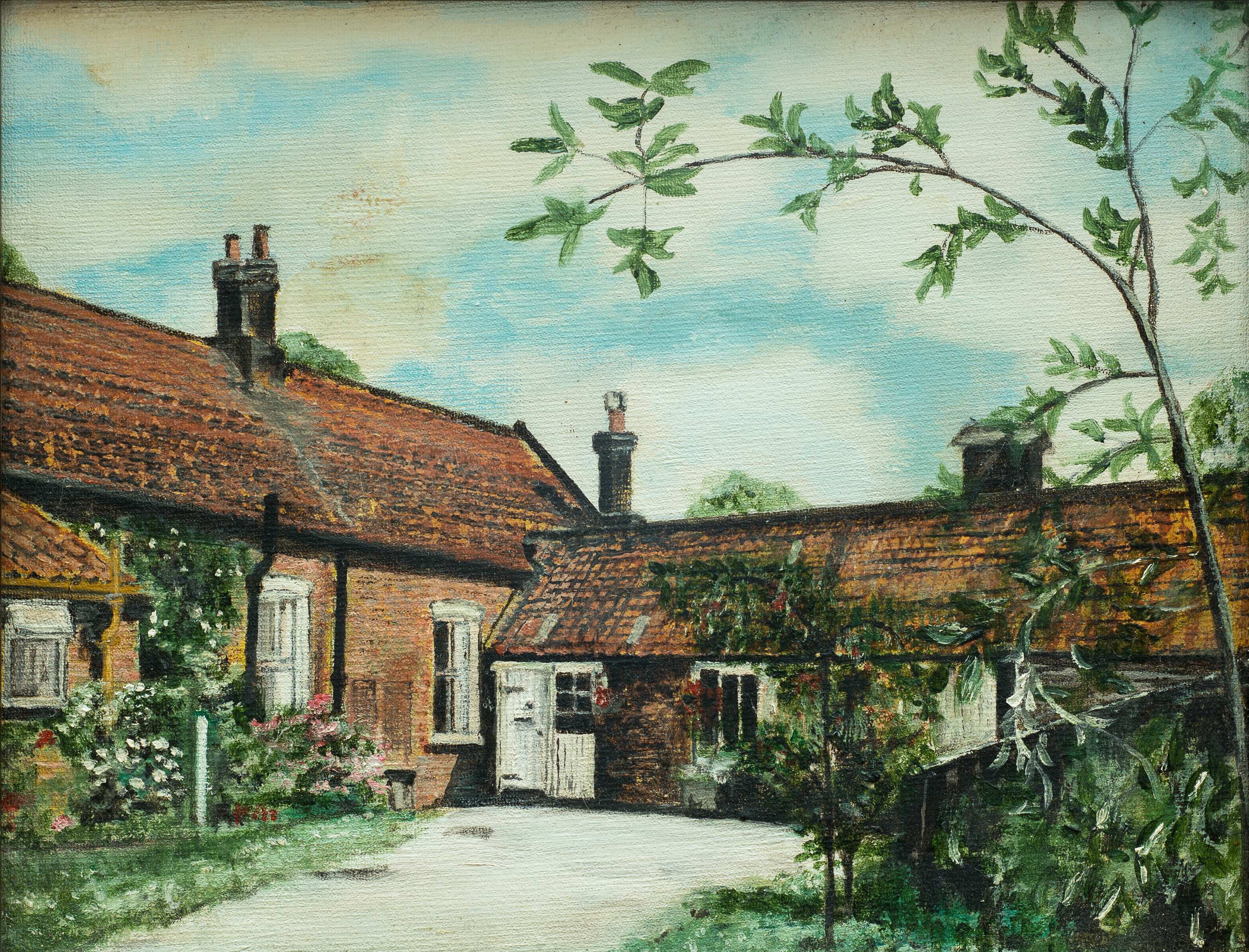38, Main Street, Wawne — painting by Chris Brock