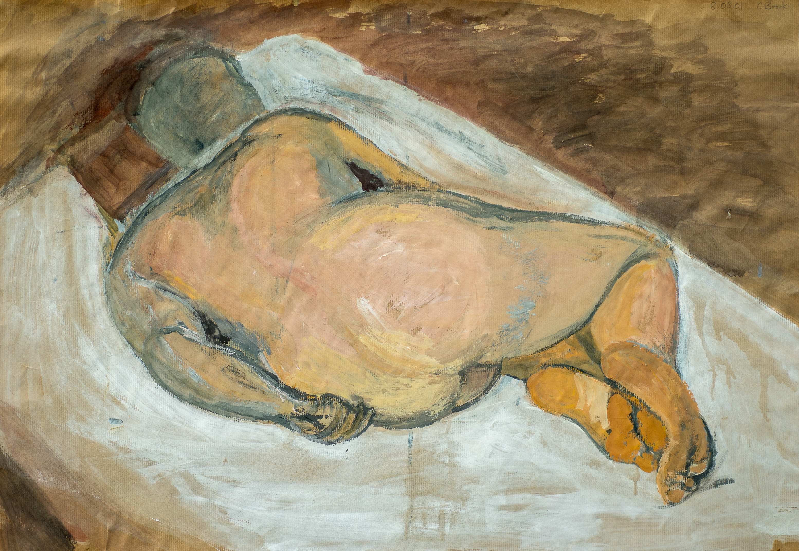 Life drawing — painting by Chris Brock