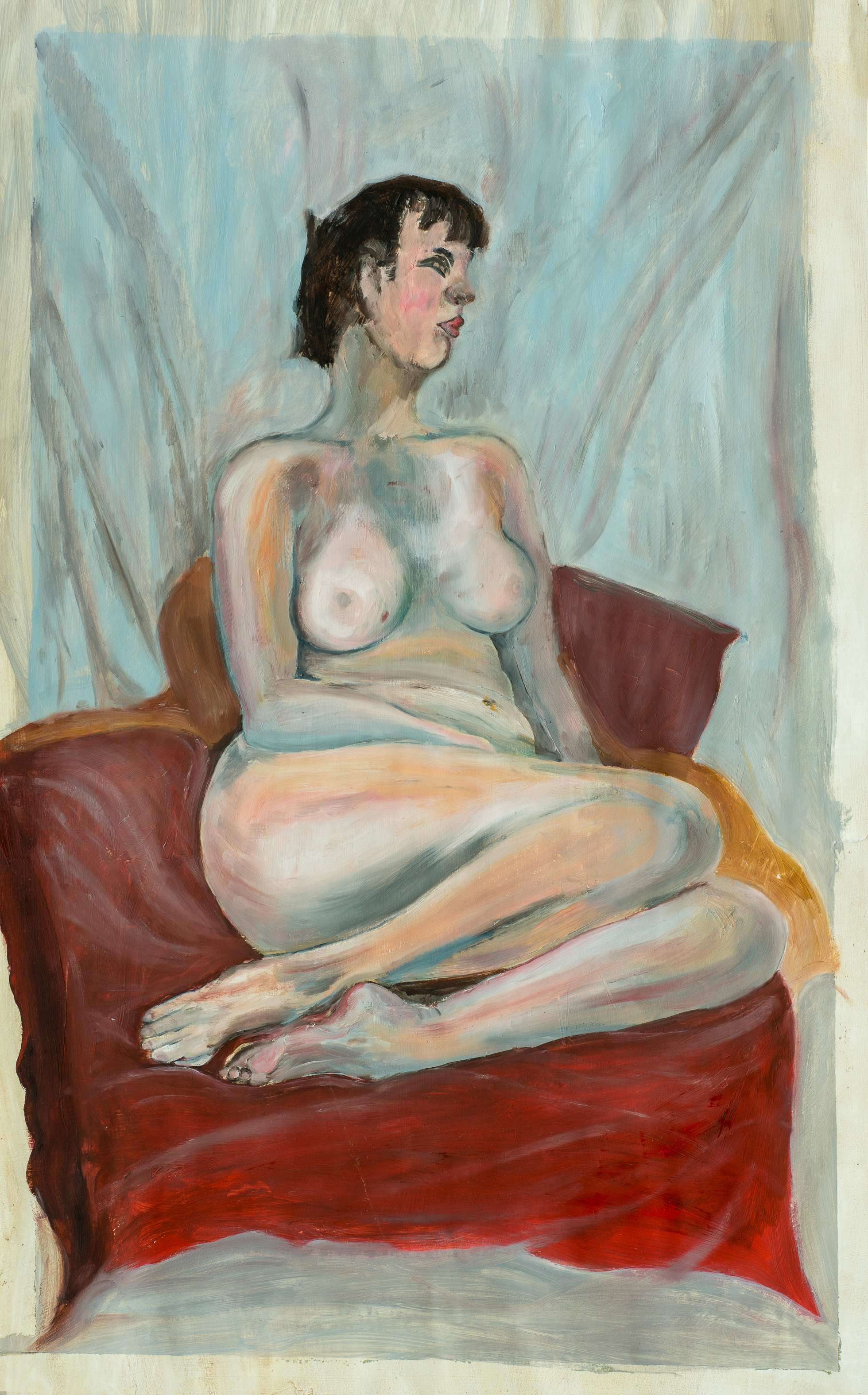 Life drawing — painting by Chris Brock