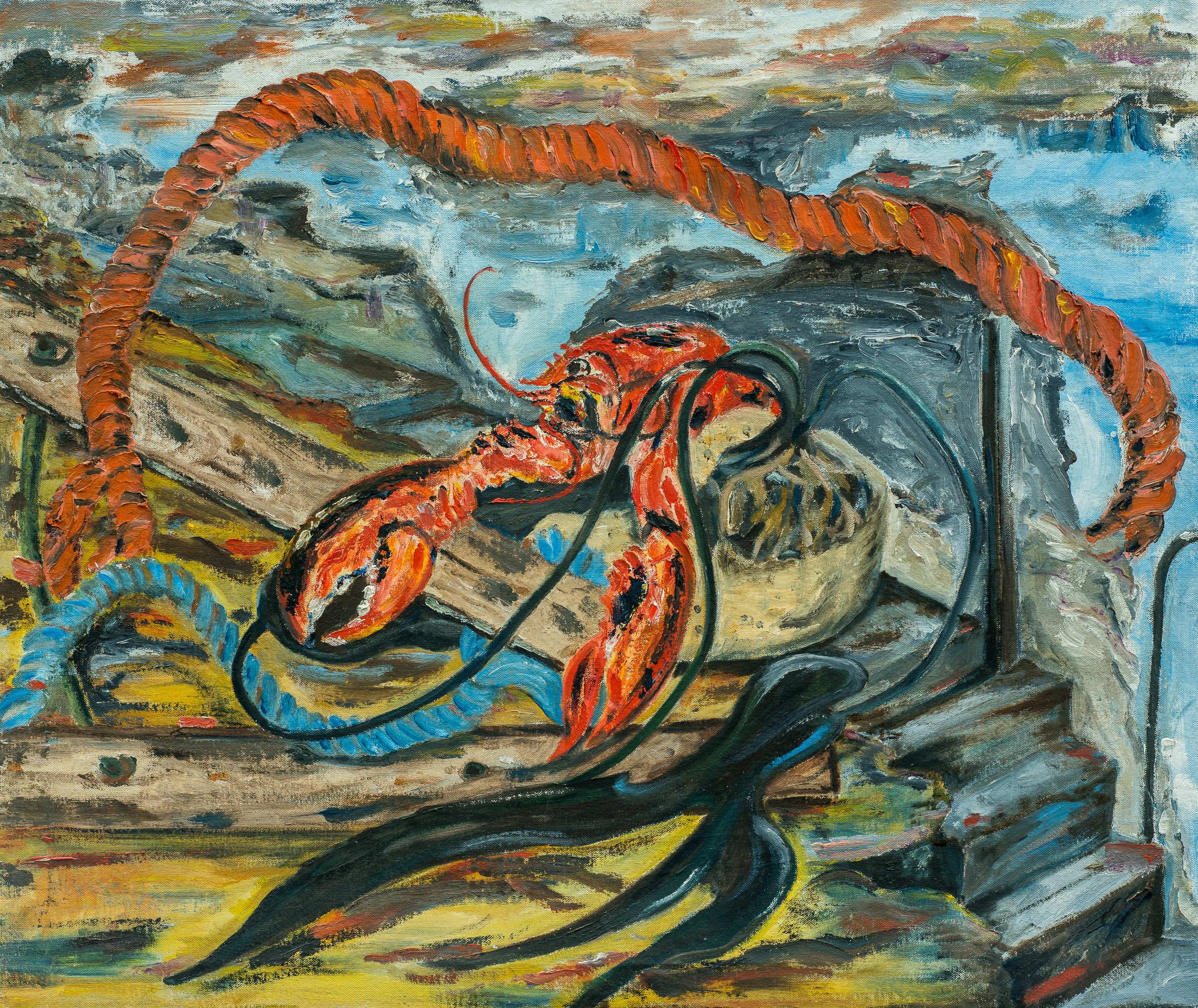 Crustaceans — painting by Chris Brock