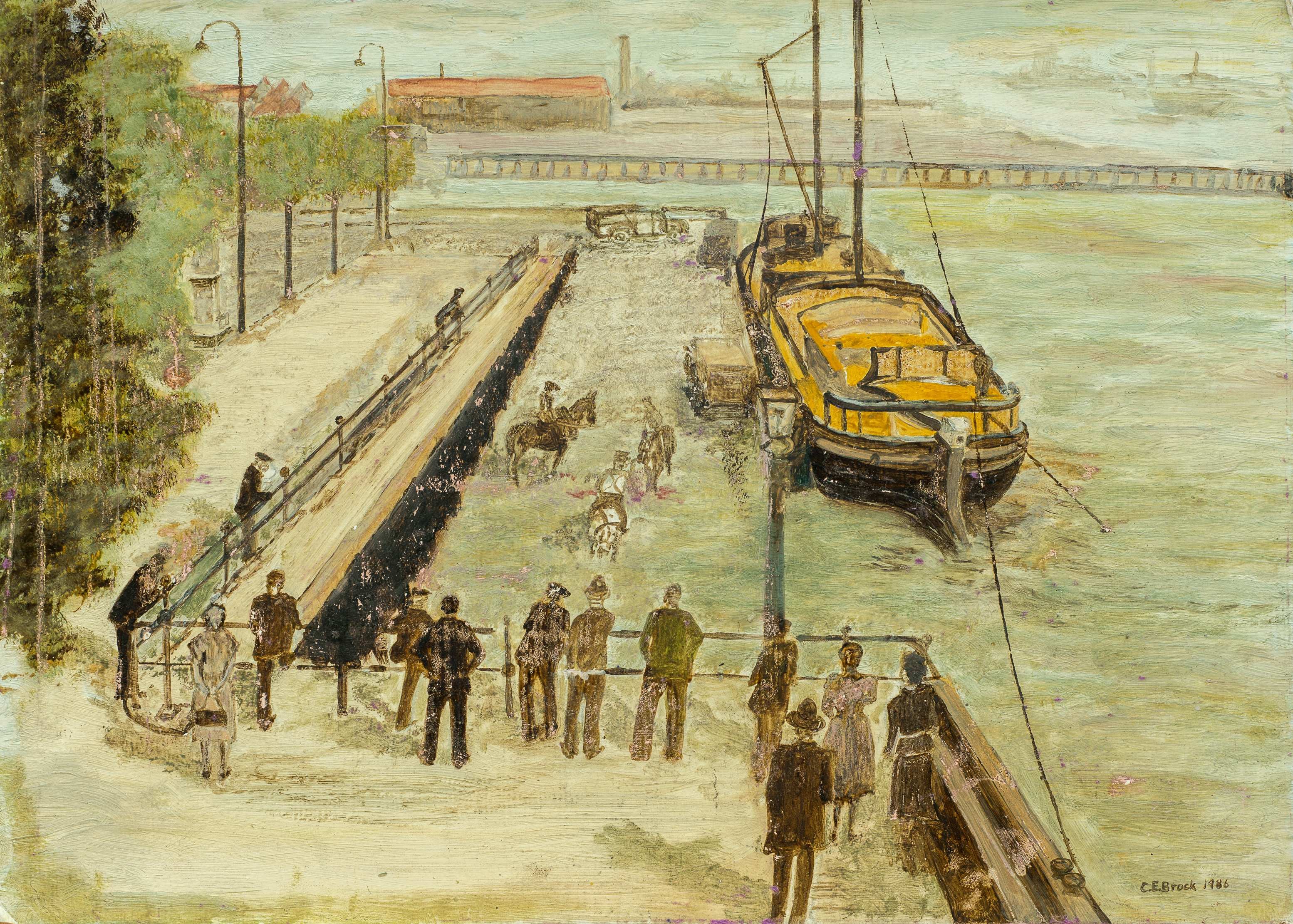 The ‘Oss wash, Hull — painting by Chris Brock
