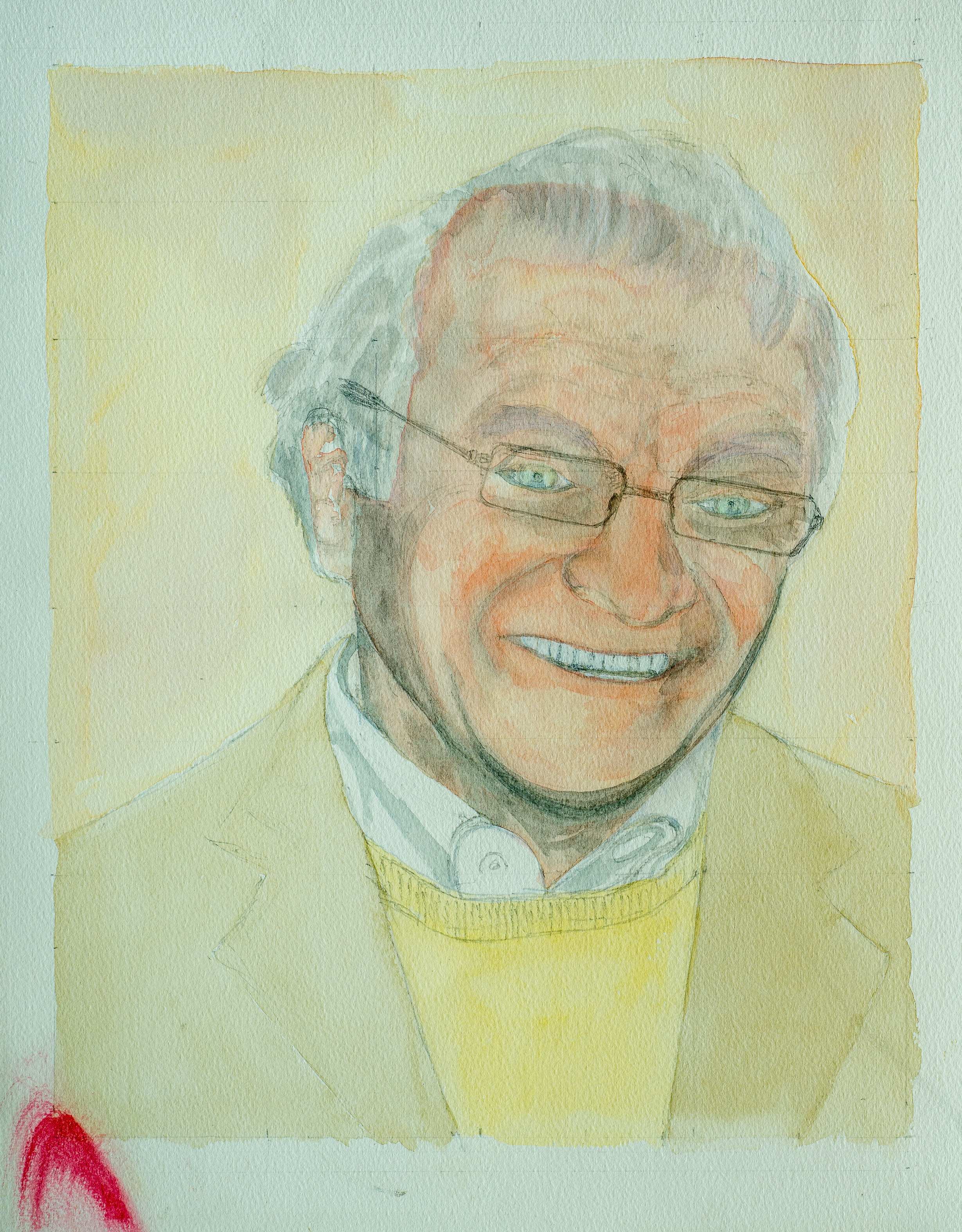 Self Portrait — painting by Chris Brock
